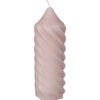 Kaars spiraal roze wax