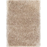 Kleur 102 beige hoogpolig vloerkleed