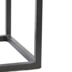Metaal zwarte sidetable