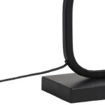 Metaal zwarte vloerlamp