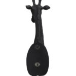 Ophangsysteem giraffe zwarte wandlamp