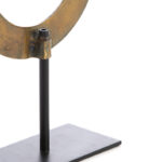 Ornament Gouden Cirkel Op Voet Achterkant