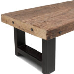 Salontafel hout met zwart