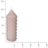 Spiraal kaars roze