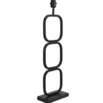 Zwarte vloerlamp metaal