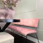 eetkamerbank roze