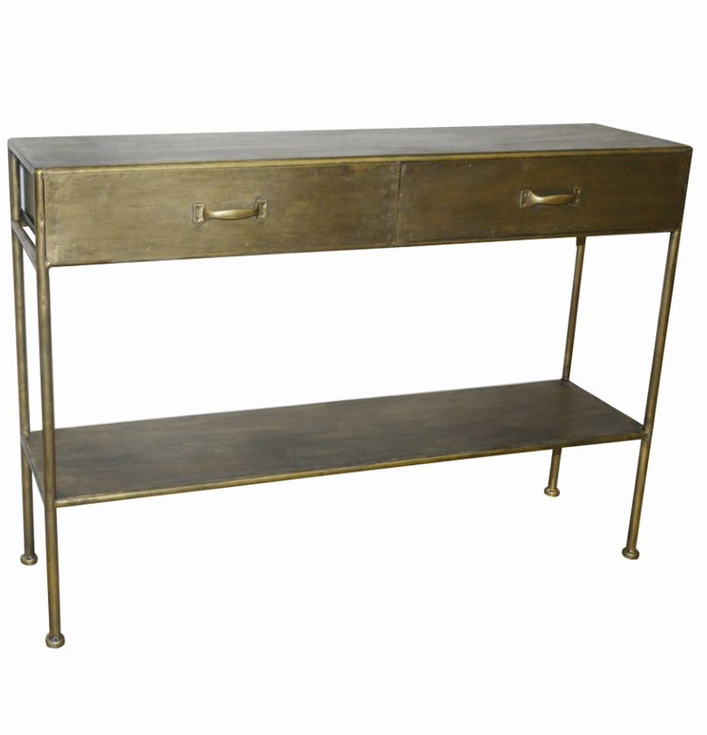 gouden sidetable