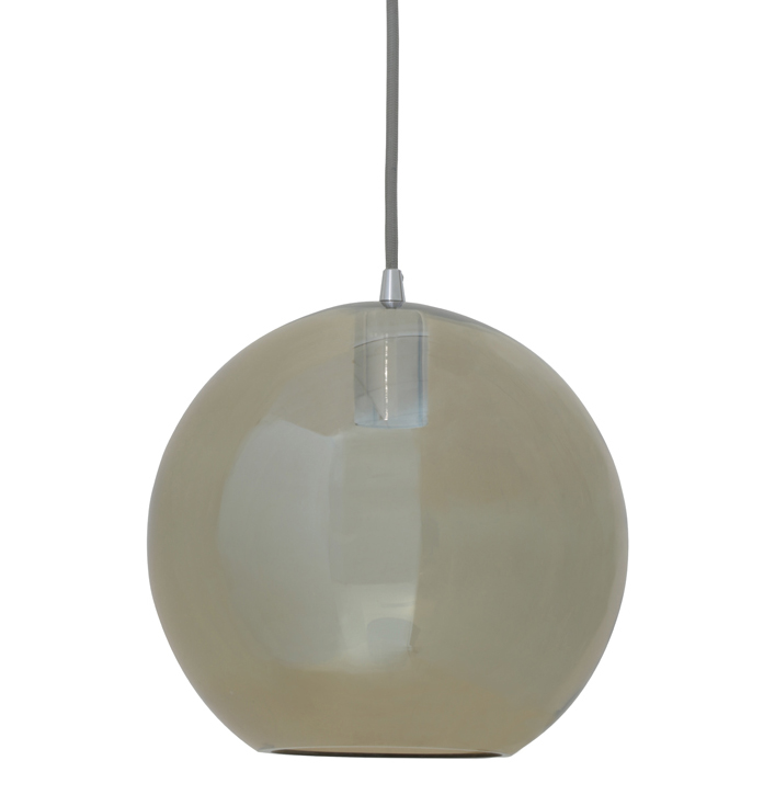 ronde hanglamp metallic glas