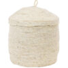 Beige mand met deksel