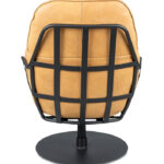 Bruin leren fauteuil