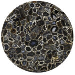 Bruin metalen salontafel