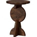 Bruinen bijzettafel hout