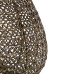 Metalen hanglamp antiek brons