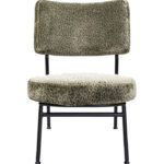 Panterprintje groen stoffen fauteuil