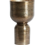 Pot decoratie antiek goud metaal
