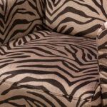 Printje fauteuil van stof