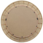 Ronde spiegel bruin rotan