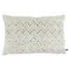 Sierkussen off white met patroon