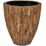 Pot naturel teakhout