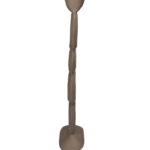 Staand aluminium ornament beige