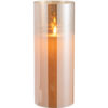 Ledlamp blinkend goud van glas