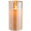 Ledlamp blinkend goud van glas medium