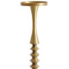 Metaal antiek bronzen kandelaar glanzend