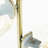 gouden tafellamp twee bolle lampen glas