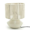 tafellamp beige met touw scandinavisch