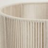 tafellamp met touw metaal beige