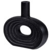 zwart ornament breed rond relief