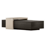 Bruin hout eiken salontafel