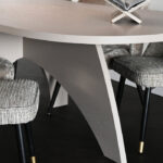 Hout organische eettafel