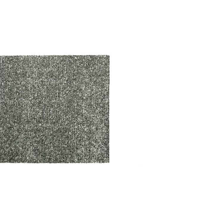 Polyester vloerkleed hoogpolig antraciet grijs