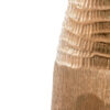 Rond metalen vaas patroon goud