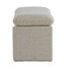 Textiel beige poef