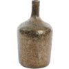 Vaas glas donkergoud rond