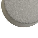 Zand poef rond bouclé