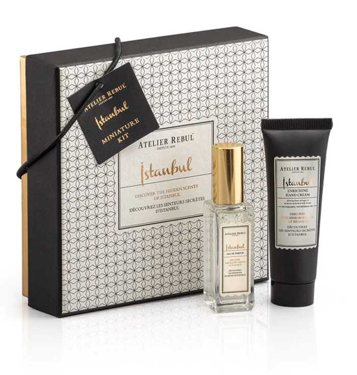 Atelier rebul istanbul miniature kit parfum en handcreme