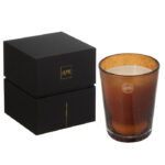 Geurkaars bruin glas