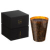 Geurkaars bruin sandalwood in mooie verpakking