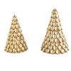 Kerstboom goud led kaars