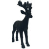 Rendier ornament polyresin grijs