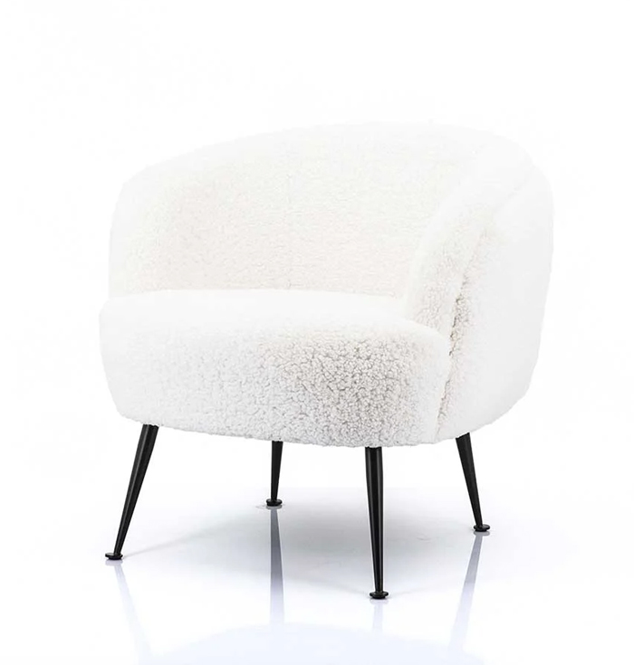 Teddy fauteuil wit