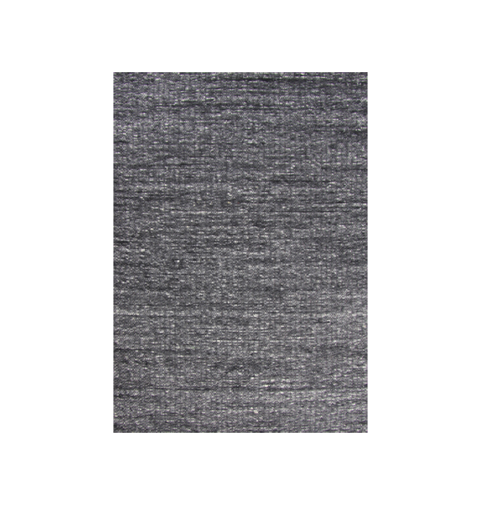 Vloerkleed wol gemêleerde zwart en grijstinten
