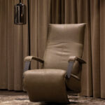 Fauteuil verstelbaar leer