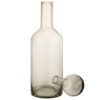 Glazen fles grijs decoratief