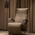 Leren fauteuil verstelbaar