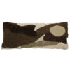 Sierkussen katoen leger bruin beige