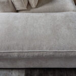 Lang liggedeelte met los kussen hoekbank